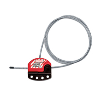 MASTER LOCK Adjustable cable lockout - length 1,80m
