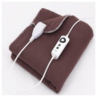 Domo DO605ED elektrische deken/kussen Elektrisch deken Bruin, Wit Fleece