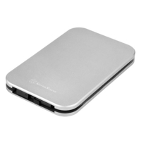 Silverstone MMS02C HDD / SSD-Gehäuse Aluminium, Schwarz 2.5"
