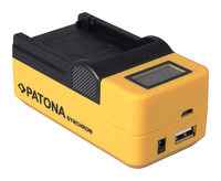 PATONA 4572 Akkuladegerät Batterie für Digitalkamera Gleichstrom