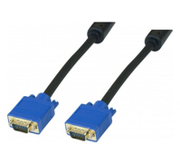 CUC Exertis Connect 138731 câble VGA 10 m VGA (D-Sub) Noir, Bleu
