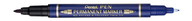 Pentel N75W-CE permanente marker Blauw Gesorteerd 1 stuk(s)