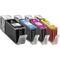 BASETech 1518,0050-126 inktcartridge Compatibel Zwart, Cyaan, Magenta, Geel 4 stuk(s)