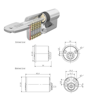 A Forged Tool 03010125 bombín para cerradura