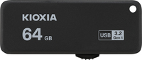 Kioxia TransMemory U365 USB flash meghajtó 64 GB USB A típus 3.2 Gen 1 (3.1 Gen 1) Fekete