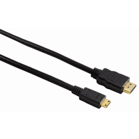 Hama HDMI 2m cable HDMI HDMI tipo A (Estándar) HDMI Type C (Mini) Negro