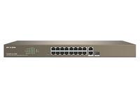 IP-COM Networks F1218P-16-250W hálózati kapcsoló Vezérelt Fast Ethernet (10/100) Ethernet-áramellátás (PoE) támogatása Zöld