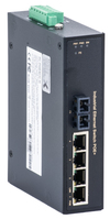 Barox PC-PIGE401C-S hálózati kapcsoló Beállítást nem igénylő (unmanaged) L2 Fast Ethernet (10/100) Fekete Ethernet-áramellátás (PoE) támogatása