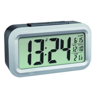 TFA-Dostmann Lumio Plus Digital alarm clock Black, Silver