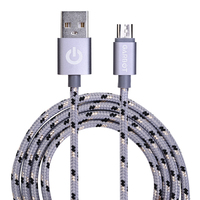 Garbot C-05-10195 USB Kabel 1 m USB A Micro-USB B Silber