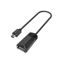 Hama 00200309 USB Kabel USB 2.0 Mini-USB B USB A Schwarz