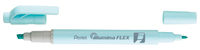 Pentel Illumina Flex marqueur 1 pièce(s) Pointe fine/biseautée Bleu clair