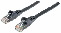 Intellinet Netzwerkkabel, Cat6, U/UTP, CCA, Cat6-kompatibel, RJ45-Stecker/RJ45-Stecker, 2,0 m, schwarz