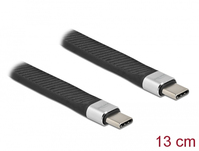 DeLOCK 86939 USB-kabel 0,13 m USB 3.2 Gen 2 (3.1 Gen 2) USB C Zwart