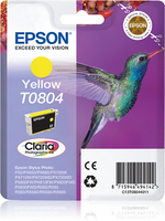 Epson Hummingbird Cartucho T0804 amarillo (etiqueta RF)