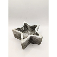 DecoFinder 601-80275.018 Blumentopf Grau Keramik 1 Stück(e)