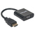Manhattan 151467 câble vidéo et adaptateur 0,3 m HDMI Type A (Standard) VGA (D-Sub) Noir