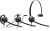 POLY HW540D Kopfhörer Kabelgebunden Ohrbügel, Kopfband, Nackenband Büro/Callcenter Schwarz