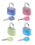 MASTER LOCK 9120EURQCOLNOP candado para maletas Luggage key lock Aluminio Azul, Verde, Rosa, Púrpura