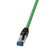 LogiLink CQ6105P hálózati kábel Zöld 15 M Cat6a S/FTP (S-STP)