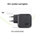 Green Cell CHARGC08 mobile device charger Universal Black AC Fast charging Indoor