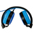 LogiLink HS0049BL fejhallgató és headset Fejpánt 3,5 mm-es csatlakozó Fekete, Kék