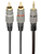 Gembird CCA-352-10M audio cable 3.5mm 2 x RCA Black, Grey