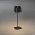 Konstsmide Capri asztali lámpa 2,2 W LED Fekete