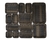 GN 1/1 Korb 53 x 32,5 cm, H: 6,5 cm Polypropylen, schwarz / braun mit