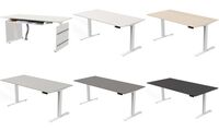 kerkmann Table de bureau assis-debout Move 3, (L)2.000 mm (71400898)