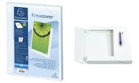 EXACOMPTA Boîte de classement Kreacover A4, PP, 25 mm, blanc (8702057)
