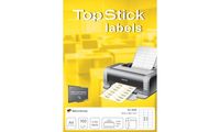 TOP STICK Universal-Etiketten, 105 x 33,8 mm, weiß,100 Blatt (6510008)