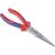 Knipex Spitzzange / Backen 73mm, gebogen Schneidkraft → Harter Draht: 2,2 mm, mittelharter Draht: 3,2 mm 200 mm