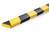 Durable Surface Protection Profile - S10 - 1 Metre - Yellow/Black - Pack of 5