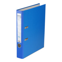 ELBA Ordner "rado brillant" A4, Papier, mit auswechselbarem Rückenschild, Rückenbreite 5 cm, blau