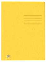 Oxford Top File + A4 Schnellhefter beidseitiges Beschriftungsfeld gelb