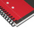 Oxford International A5+ Polypropylen doppelspiralgebundenes Activebook, kariert 5 mm, 80 Blatt, grau, SCRIBZEE® kompatibel