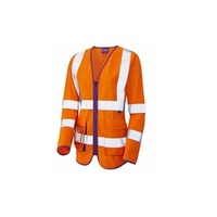 Beaworthy Ladies Hi-vis Waistcoat Sleeved Orange - Size 6XL (26)