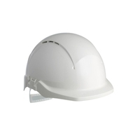 Concept Safety Helmet Vented Reduced Peak S08WF White