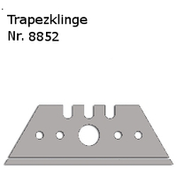 Martor Trapezklinge, Nr. 8852.70, (B/L 19,00 x 53,00, Stärke: 0,63 mm), 10 Stk.
