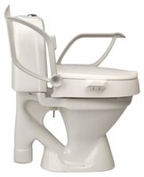 Toilettensitzerhöhung Cloo mit Armlehnen,höhenverstellbar 6, 10 oder 14 cm