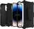 OtterBox Defender Apple iPhone 14 Pro Max - Schwarz - ProPack (ohne Verpackung - nachhaltig) - Schutzhülle - rugged