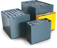 Q-Batteries 24V Gabelstaplerbatterie 3 PzV 300 Ah DIN B (621 * 281 * 627mm L/B/H) Trog 57014023
