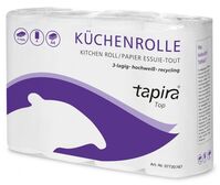 TAPIRA top Küchenrolle 3lg 26x22cm 51 Bl. hochweiß Recycling 32 Ro/VE