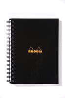 Rhodia A5 Wirebound Hard Cover Business Book A-Z Index Ruled 160 Pages B(Pack 3)