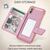 NALIA Wallet Cover compatibile con iPhone X/XS Custodia, Protettiva Copertura con Specchio & Slot per Schede & Chiusura Magnetica Brillantini PU Pelle Hardcase Bumper Resistente...