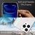 NALIA Chiaro Arcobaleno Cover compatibile con iPhone 13 Pro Max Custodia, Hardcase Rigida Vetro Temperato & Silicone Bumper Anti-Giallo Trasparente Olografico, Traslucido Case A...