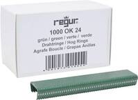 Regur OK 24 fűzőlyukasztó zöld 1000 db Regur 60719 Méret (H x Sz) 10 mm x 100 mm