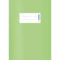 Heftumschlag, für Hefte A5, Polypropylen-Folie, 10,5 x 14,8 cm, hellgrün gedeckt