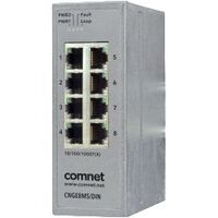 Managed Switch, 8 Port 10/100 /1000Tx, DIN/Wall Mount NO PSU Network Switches